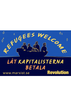Klistermärke: Refugees Welcome