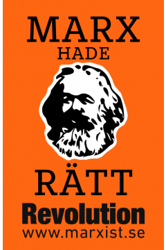 Klistermärke: Marx hade rätt